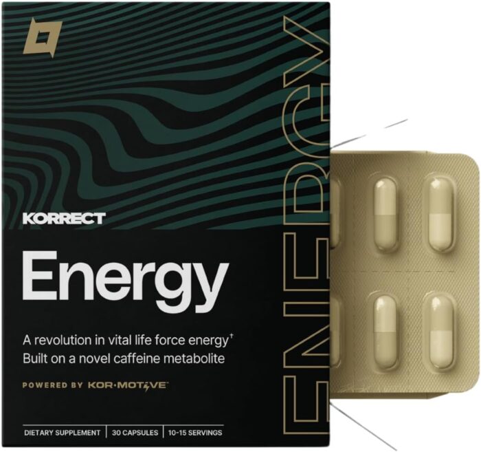 Korrect Enfinity Energy Supplement for Men & Women | Mental Clarity, Focus, Memory | Paraxanthine, Sustained Attention| Jitter-Free Stamina |3rd Party Lab Tested, Non-GMO, cGMP Certified 30 Capsules - Image 2
