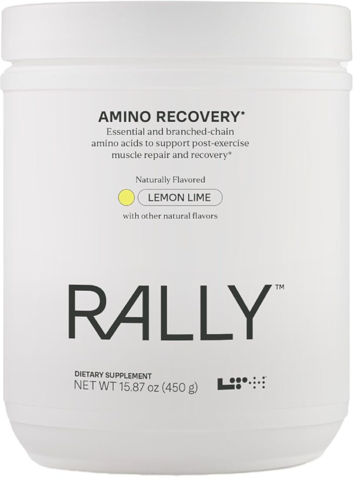 LTH Rally Amino Recovery - Muscle Supplement for Athletes Before & After Exercise - BCAA Powder with All 9 Amino Acids & L-Glutamine - Supports Immune & Joint Health - Lemon Lime, 30 Servings - Image 2