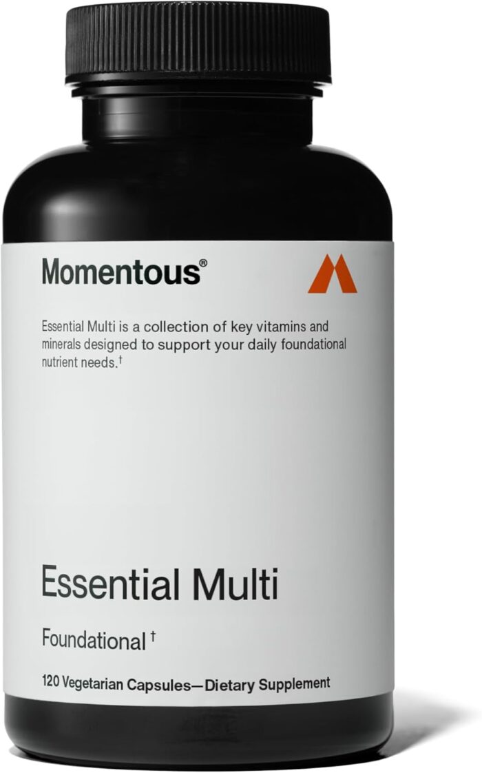 Momentous Essential Multivitamin for Women and Men - Complete Vitamin and Mineral Complex for Athletes & Wellness Enthusiasts - GMO-Free, Gluten Free, 30 Servings - Image 2