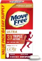 Move Free Ultra Triple Action Joint Support Supplement - Type II Collagen Boron & Hyaluronic Acid - Supports Joint Comfort, Cartiliage & Bones in 1 Tiny Pill Per Day, 64 Tablets (64 servings) - Image 2