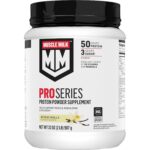Muscle Milk Pro Series Protein Powder Supplement, Intense Vanilla, 2 Pound, 11 Servings, 50g Protein, 3g Sugar, 20 Vitamins & Minerals, NSF Certified for Sport, Workout Recovery, Packaging May Vary - Image 2