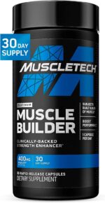 Muscletech Nitric Oxide Supplements for Men & Women, Muscle Builder (30 Capsules) - Nitric Oxide Booster Supplement Supports Muscle Gain & Performance - 400mg Peak ATP for Enhanced Strength - Image 2