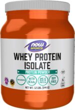 NOW Foods Sports Nutrition, Whey Protein Isolate, 25 g With BCAAs, Unflavored Powder, 1.2-Pound - Image 2