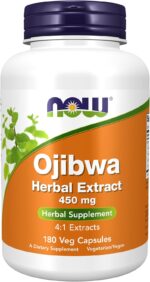 NOW Supplements, Ojibwa Herbal Extract 450 mg, Concentrated Blend , Alcohol-fFree, 4:1 Herbal Extracts, 180 Veg Capsules - Image 2