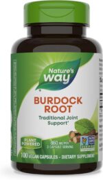 Nature's Way Burdock Root, Traditional Joint Support*, 100 Vegan Capsules (Packaging May Vary) - Image 2