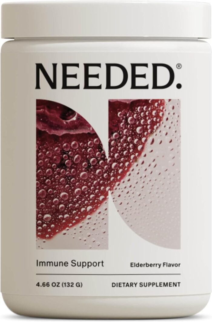 Needed. Immune Support Immunity Powder - for The Whole Family - Pregnancy Safe Immunity Supplement - Zinc with Elderberry - Easy-to-Take - Image 2