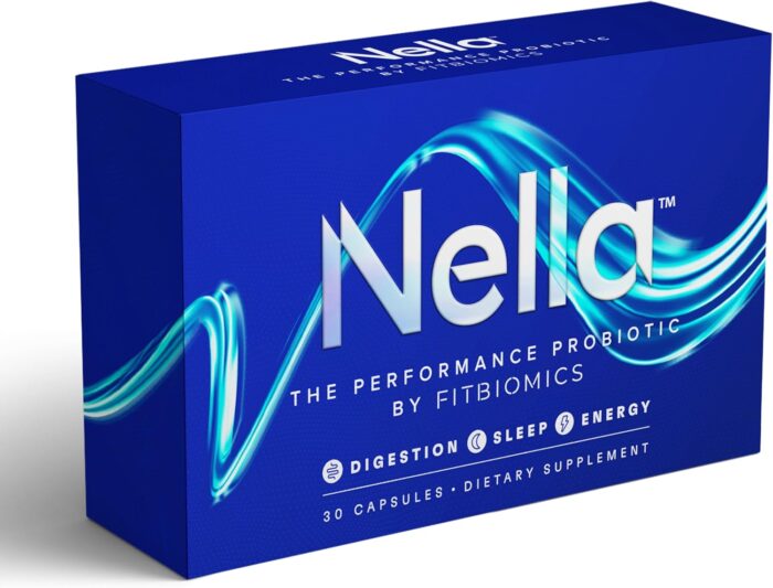Nella Gut Health Supplements for Women & Men (30 Capsules), Energy Boosting Probiotics for Digestive Health, 3 Strains, Daily Probiotic Pills, Supports Workout & Recovery - Image 2