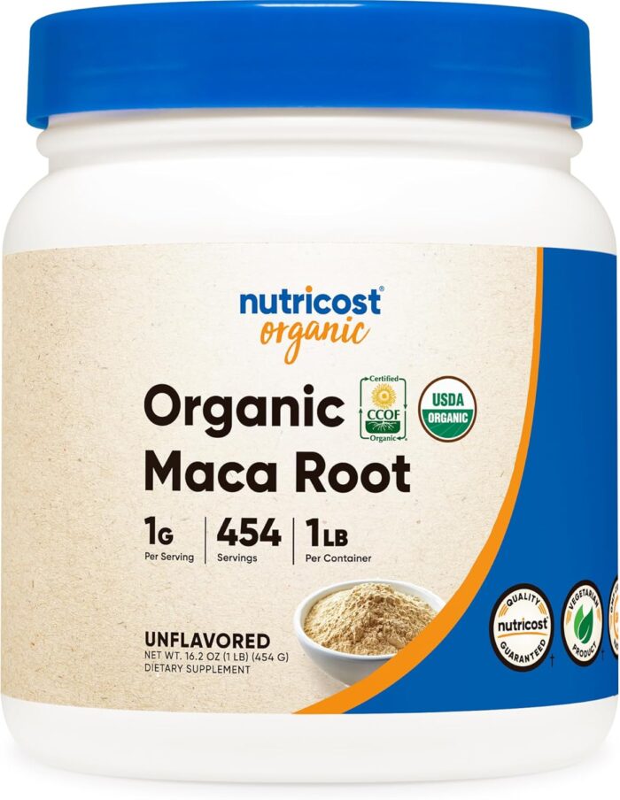 Nutricost Organic Maca Root Powder (1 LB) - Image 2