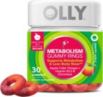 OLLY Metabolism Gummy Rings, Apple Cider Vinegar, Vitamin B12, Chromium, Energy and Digestive Health, Chewable Supplement, Apple Flavor - 30 Count - Image 2