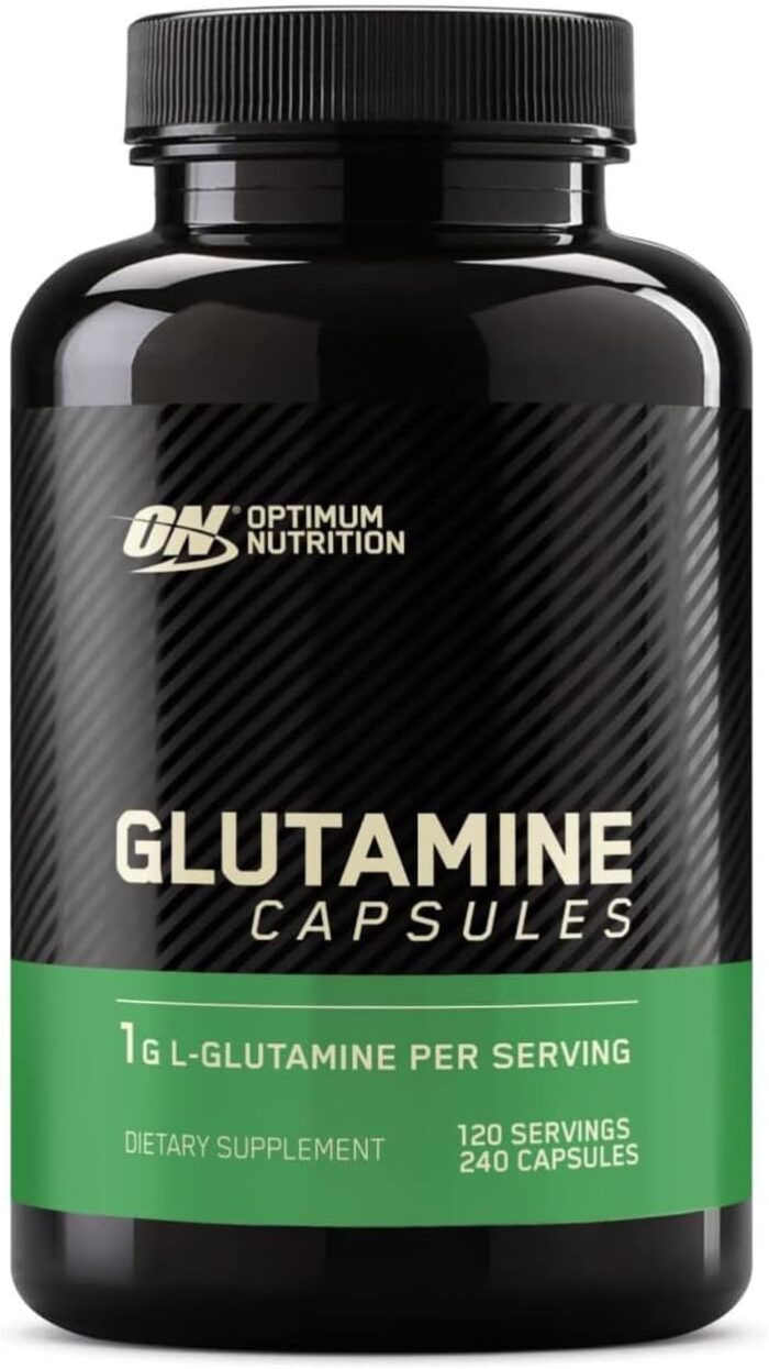 Optimum Nutrition L-Glutamine Muscle Recovery Capsules, 1000mg, 240 Count (Package May Vary) - Image 2