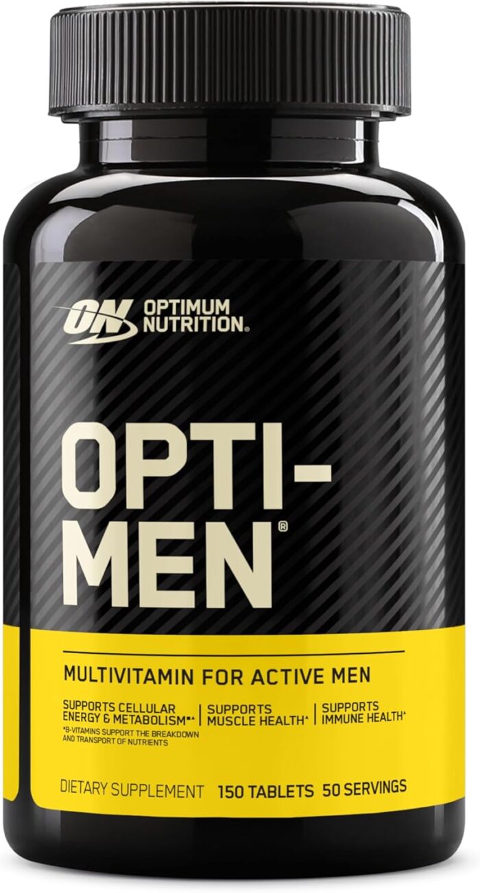 Optimum Nutrition Opti-Men, Vitamin C, Zinc and Vitamin D, E, B12 for Immune Support Mens Daily Multivitamin Supplement, 150 Count (Packaging May Vary) - Image 2