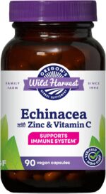 Oregon's Wild Harvest Echinacea with Zinc and Vitamin C Capsules, 90 Count - Image 2