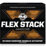PMD Sports Flex Stack Hardcore 24-Hour Healthy Stack for Increased Muscle Mass, Strength, Reduce Soreness, Libido and Restful Sleep - Methyl Andro Hardcore 90 Capsules, Z-Test 90 Capsules - Image 2