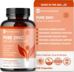 Pure Zinc Supplement 25mg - TRAACS Bisglycinate Chelate - 120 Capsules for Immune Support, Skin Health & Energy - for Men & Women - Image 2