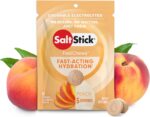 SaltStick Fastchew Electrolyte Replacement Tablets for Rehydration, Packet of 10 Tablets, Peach, 10 Count (7201761) - Image 2