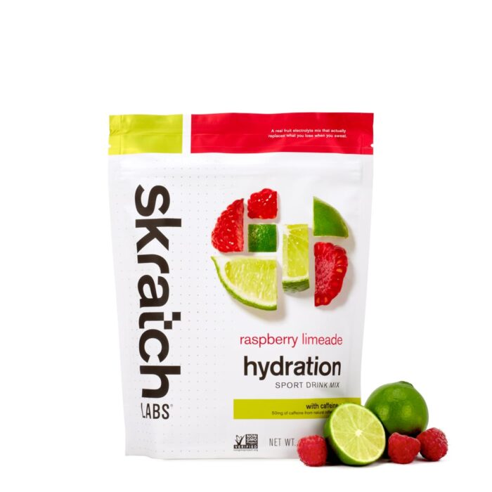 Skratch Labs Hydration Powder | Sport Drink Mix | Electrolytes Powder for Exercise, Endurance, and Performance | Raspberry Limeade with Caffeine | 20 Servings | Non-GMO, Vegan, Kosher - Image 2
