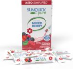 Slimquick Pure 3x Extra Strength Mixed Berry Drink Mix for Women to Help Achieve Weight Goals, Helps Metabolism, Keeps Full for Longer with Green Tea, Caffeine, Chaste Tree, Rhodiola Extract, 26 Count - Image 2