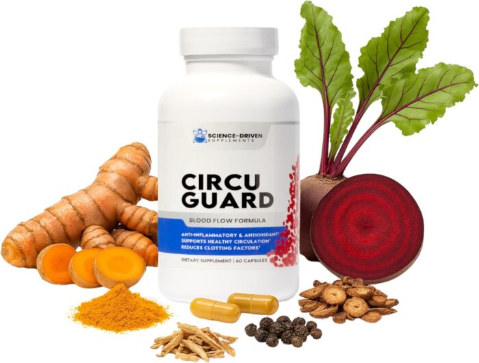 Spike Support Supplement | Curcumin Turmeric Beet Root Formula for Natural Circulation, Energy & Healthy Inflammatory Response - CircuGuard (60 Capsules) - Image 2