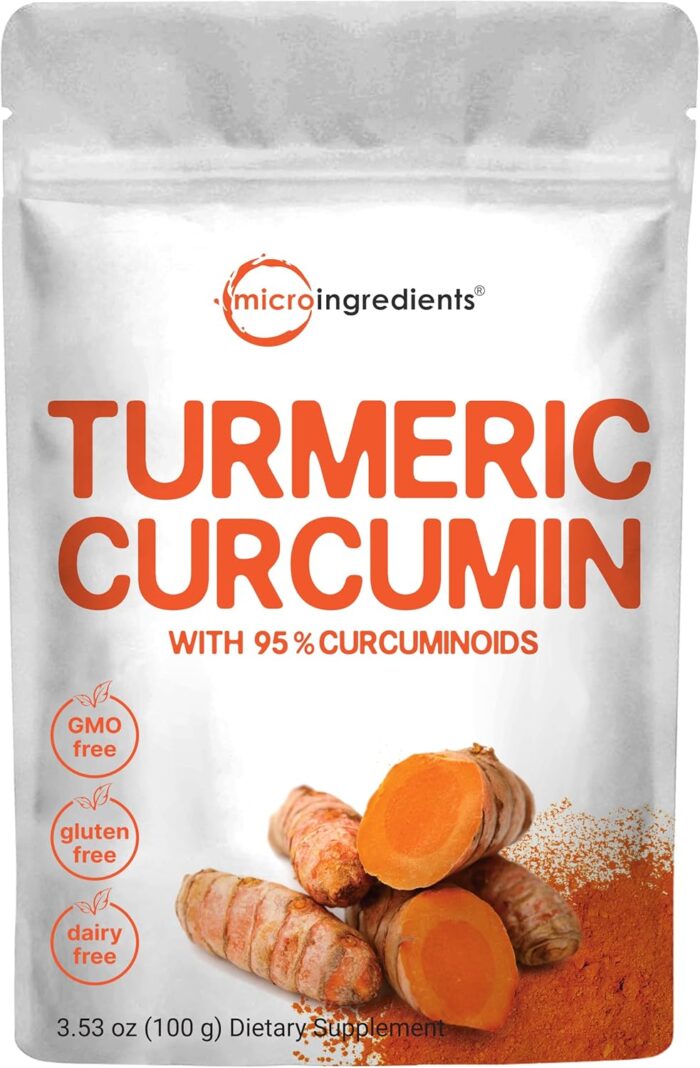Turmeric Extract 95% Curcuminoids (Natural Turmeric Extract and Turmeric Supplements), 100 Grams, Rich in Antioxidants for Joint & Immune Support, No GMOs, Vegan Friendly, India Origin - Image 2