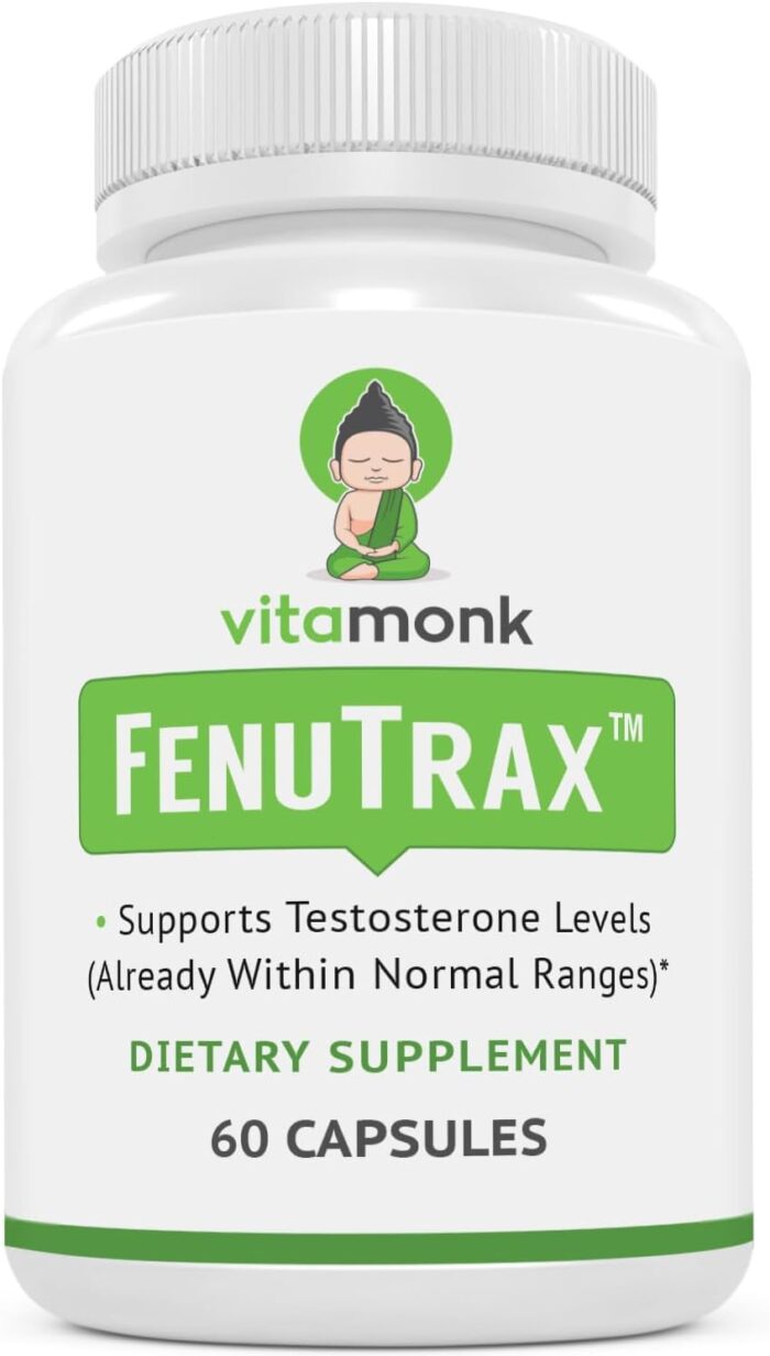 VitaMonk FenuTrax™ Fenugreek Extract Powerful 50% Fenugreek Seed Extract Standardized for Fenuside - High Furostanol Glycoside and Saponin Content When Compared to Testofen - 60 Capsules - Image 2
