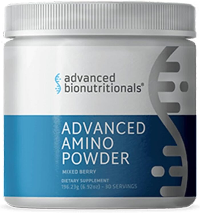 – Advanced Amino Powder, Amino Acid Supplement, Build Muscle, Post Workout Recovery, Energy, Stamina, Non-GMO, Gluten Free, Dairy Free, Vegan (30 Servings) - Image 2