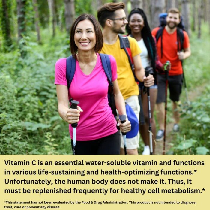 100% Natural Vitamin C from Acerola Cherry with Lavitol DHQ Dihydroquercetin Plus 250 mg Citrus Bioflavonoids - Whole-Food Vitamin C, No Synthetic Ascorbic Acid and No Additives - 250 mg, 60 Capsules - Image 2