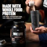 REDCON1 MRE Lite Whole Food Protein Powder, Fudge Brownie - Low Carb & Whey Free Meal Replacement with Animal Protein Blends - Easy to Digest Supplement Made with MCT Oils (30 Servings) - Image 4