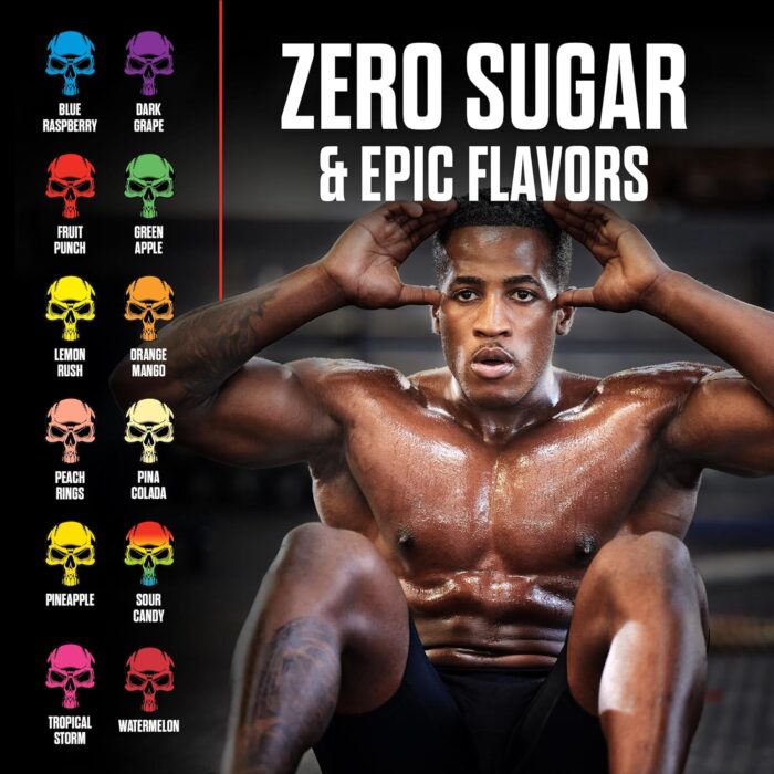 JNX SPORTS The Curse! Pre Workout Powder for Men & Women, Caffeine, Beta-Alanine, Creatine, L-Citrulline, 50 Servings, Sour Candy Flavor – Boost Energy, Strength & Focus - Image 8