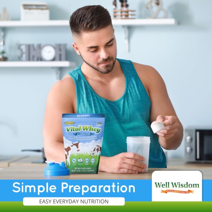 Grass-Fed Whey Protein Powder for Immune Vitality, Natural Cocoa 600g (30 Servings), 15g Protein Per Serve, Vital Whey, Clean Holistic, Wellness Nutrition - Image 7