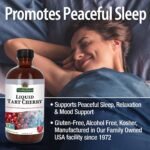 Nature's Answer Tart Cherry 8 Ounce Liquid | Promotes Recovery & Sleep | Rich in Anthocyanins | Non GMO | Gluten Free | Vegan - Image 5