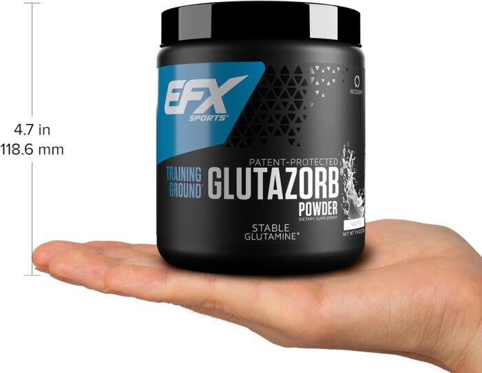 EFX Sports Training Ground Glutazorb Powder | Highly Concentrated, pH Correct Glutamine Supplement | Digestion & Immune Support | 140 Servings (Unflavored) - Image 9