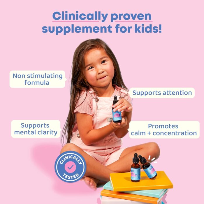 JoySpring Genius Drops for Kids | Clinically Proven Focus Supplement | Liquid Herbal Focus Supplement with Ginkgo Biloba for Kids (1 fl oz) 30 Servings - Image 7