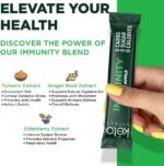 Keto Vitals Immunity Sugar Free Electrolytes Powder with Vitamin C, Ginger, Turmeric, & Elderberry - Boost Your Immune System and Rehydrate Your Body - Green Apple Flavor, 30 Count - Image 10
