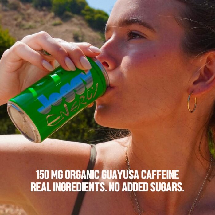 Joggy Clean Energy Drink | Solar Mango (12pk) | Organic Pre Workout Beverage with 150mg Guayusa Caffeine & No Added Sugar | Plant-Based, Gluten Free, Non-GMO, Vegan, Non-Jittery Focus Drink - Image 5