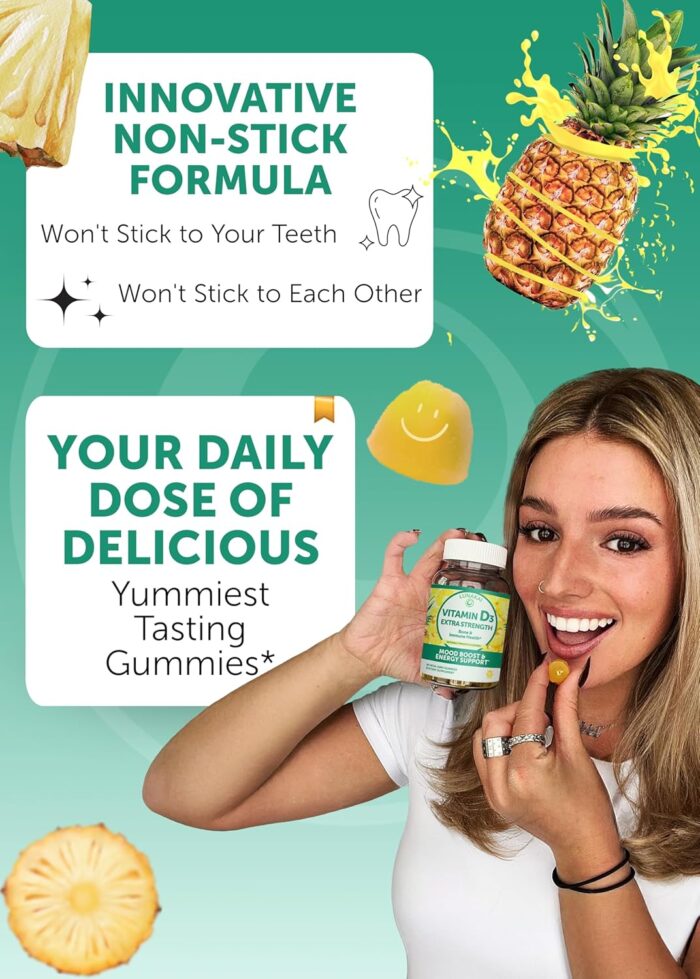 Lunakai Collagen and Vitamin D3 Gummies Bundle - Non-GMO Anti Aging Supplements for Men & Women - Immunity, Bone and Mood Support Gummy for Adults - 30 Days Supply - Image 5