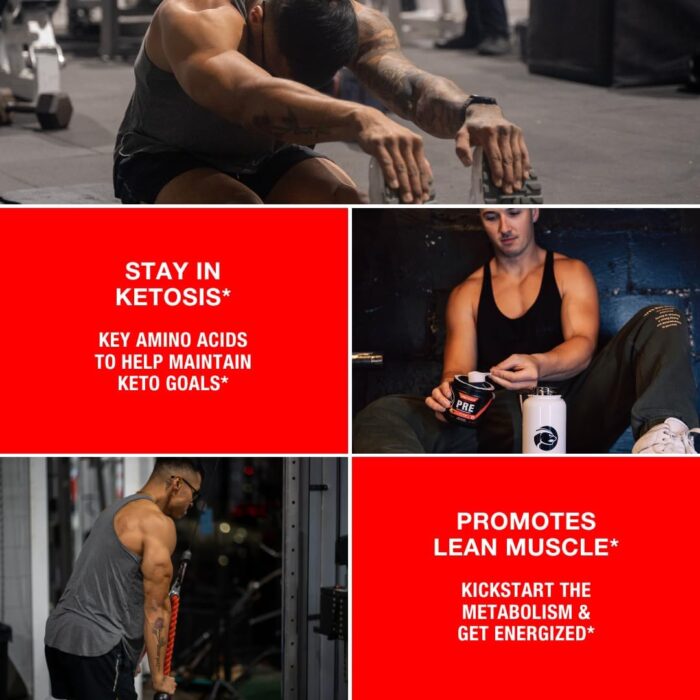 Honey Badger Pre Workout Powder, Keto Vegan Preworkout for Men & Women, Beta Alanine & Caffeine, Sugar Free Natural Energy Supplement, Fruit Punch (High-Stim) - Image 5