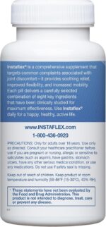 Instaflex Joint Support Supplement - Clinically Studied Joint Relief Blend of Glucosamine, MSM, White Willow, Turmeric, Ginger, Cayenne, Hyaluronic Acid - 90 Capsules - Image 4