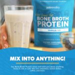 Paleovalley 100% Grass Fed Bone Broth Protein Powder - Vanilla - Rich in Collagen for Hair, Skin, Gut Health, Bone and Joint Support - 28 Servings - Image 5