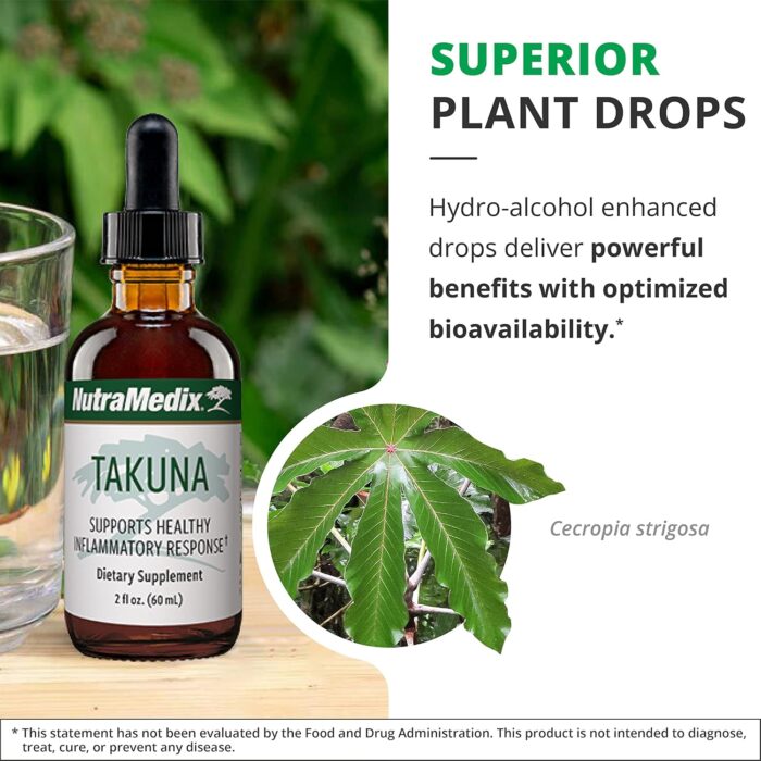 NutraMedix Immune Support Supplement - Made with Takuna Blanca Bark Extract - Bioavailable, Fast-Absorbing Liquid Vitamins for Women & Men (1oz / 30ml) - Image 5