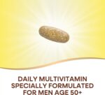 Nature's Way Alive! Men’s 50+ Daily Ultra Multivitamin, High Potency Formula, Supports Healthy Brain, Eyes & Heart*, with Methylated B12, Gluten-Free, 60 Tablets (Packaging May Vary) - Image 3