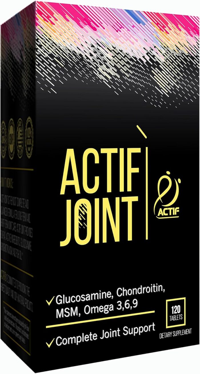 ACTIF Joint Supplement 4-in-1 Fast Relief Maximum Strength, Full Joint Support Formula, Non GMO, 120ct, Made in USA - Image 2