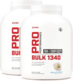 GNC Pro Performance Bulk 1340 - Vanilla Ice Cream, Twin Pack, 9 Servings per Bottle, Supports Muscle Energy, Recovery and Growth - Image 2