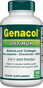 Genacol Optimum – Glucosamine, Chondroitin, MSM and Ultra-Hydrolyzed Collagen Tablets, Maintains Healthy Joints, Protects & Lubricate Cartilage, 180 Tablets (60-Day Supply) - Image 2