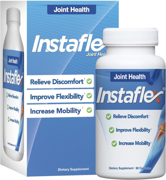 Instaflex Joint Support Supplement - Clinically Studied Joint Relief Blend of Glucosamine, MSM, White Willow, Turmeric, Ginger, Cayenne, Hyaluronic Acid - 90 Capsules - Image 2