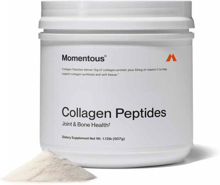 Momentous Grass Fed Collagen Peptides Powder - Collagen Protein Powder with Fortigel & Vitamin-C for Hair, Skin, Nails & Joint Health Support - Packaging May Vary - Image 2