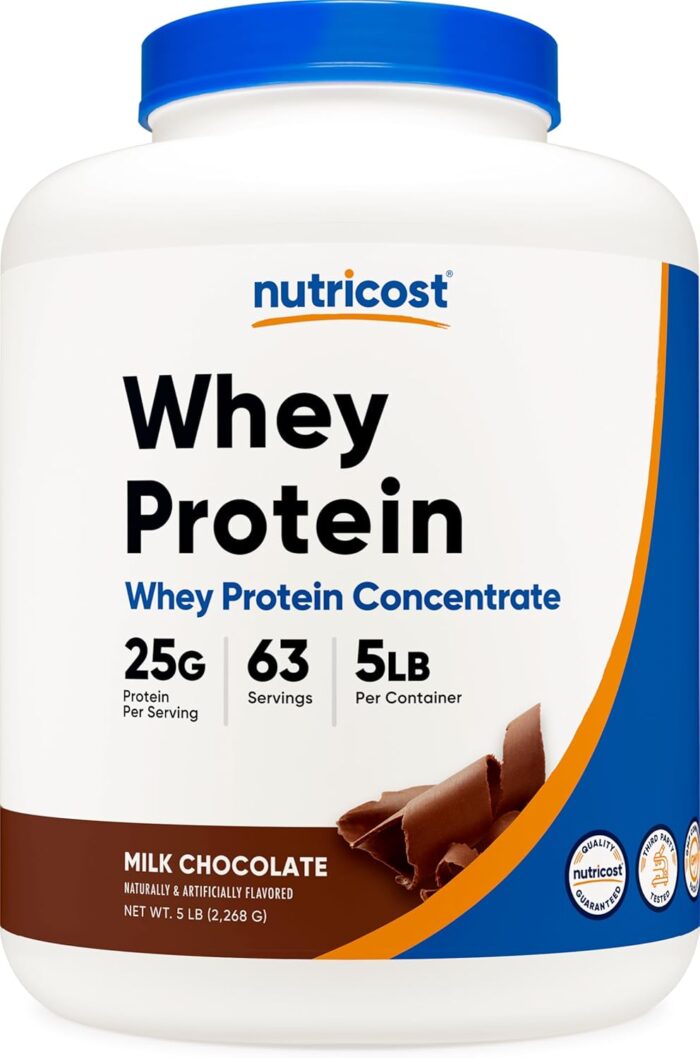 Nutricost Whey Protein Concentrate (Chocolate) 5LBS - Image 2