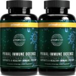 Primal Harvest Primal Immune Defense 10-in-1 Immune Defense Supplement: with 7 Billion CFU Probiotics, Zinc, Vitamins C, B6, D3, K2 - Immune Boosters for Adults 60 Capsules (2 Pack) - Image 2