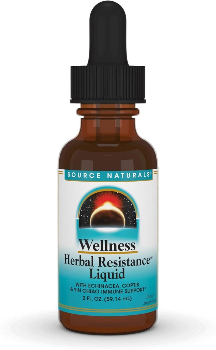 Source Naturals Herbal Resistance - Contains Echinacea, Yin Chiao, Elderberry, & More - 2 Fluid oz - Image 2