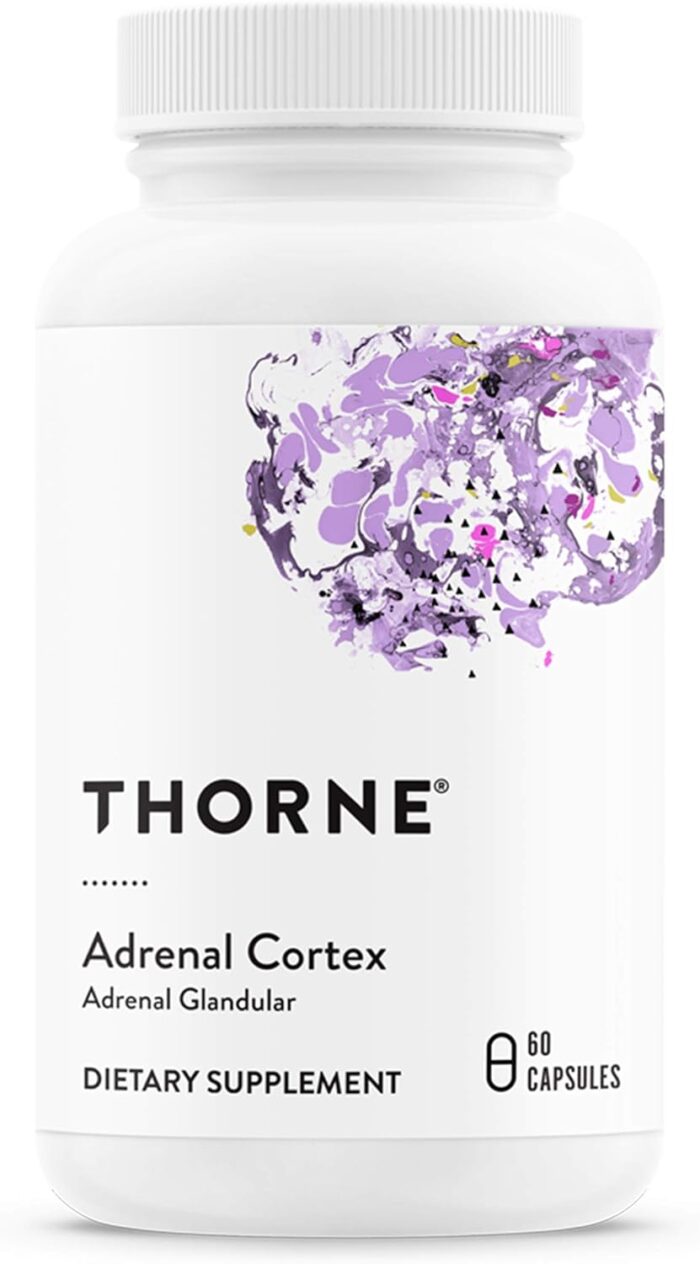 THORNE Adrenal Cortex - Supplement for Cortisol Management - Support Healthy Adrenal Gland Function, Immune System, Stress Management, Fatigue & Metabolism* - 60 Capsules - Image 2