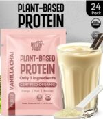 Vanilla Chai Vegan Protein Powder Sample Pack – 30g Organic Plant-Based Protein Gluten-Free, Dairy-Free, Soy-Free, Non-GMO – Smoothie, Shake & Baking Friendly – Clean, Easy to Digest - Image 2